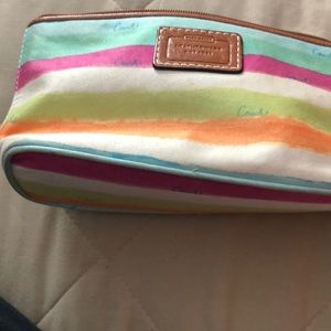 Coach makeup bag